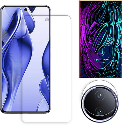 ARBAN Edge To Edge Tempered Glass for vivo V50e 5G Tempered Glass Screen Protector | Anti-Scratch | Edge to Edge Full Coverage | 9H Hardness (1 FRONT SCREEN GUARD + 1 CAMERA LENS PROTECTOR + 1 FREE BACK EMBOSSED SKIN002)(Pack of 1)