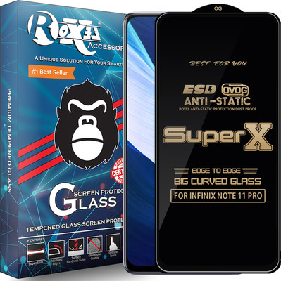 Roxel Edge To Edge Tempered Glass for INFINIX NOTE 11 PRO(Pack of 1)