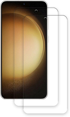 SOMTONE Edge To Edge Tempered Glass for Samsung Galaxy S23+ TEMPERED GUARD FRONTP2(Pack of 2)