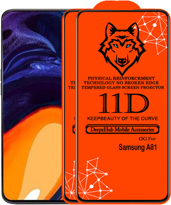 CRodible Edge To Edge Tempered Glass for Samsung Galaxy A81(Pack of 2)