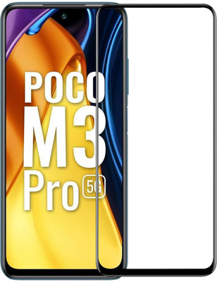 EITANSHA CREATION Edge To Edge Tempered Glass for POCO M3 Pro 5G(Pack of 1)