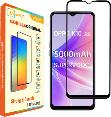 Colorfly Edge To Edge Tempered Glass for OPPO K10 5G(Pack of 1)