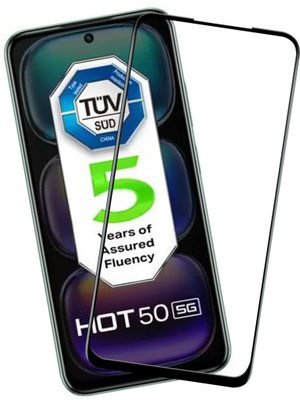 VAlight Edge To Edge Tempered Glass for Infinix Hot 50 5G(Pack of 1)