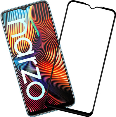 GLOBAL NOMAD Edge To Edge Tempered Glass for Realme Narzo 20(Pack of 1)