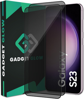 Gadget Glow Edge To Edge Tempered Glass for Samsung Galaxy S23 5G, Samsung Galaxy S22 5G, Samsung S23 5G, Samsung S23, Privacy Anti Spy Glass(Pack of 2)