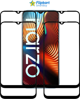 Flipkart SmartBuy Edge To Edge Tempered Glass for REALME NARZO 20(Pack of 4)