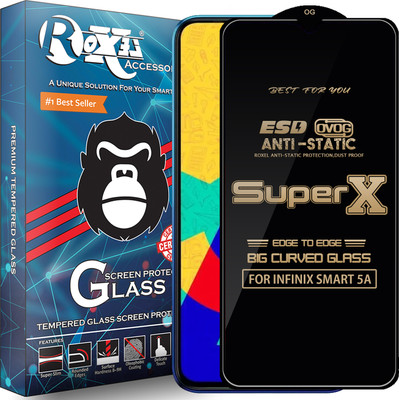 Roxel Edge To Edge Tempered Glass for INFINIX SMART 5A(Pack of 1)