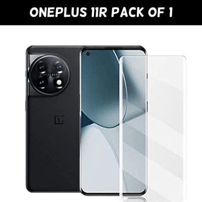 GORIILA FIVE Edge To Edge Tempered Glass for OnePlus 11 5G, OnePlus 11R 5G, Bubble-free installation(Pack of 1)