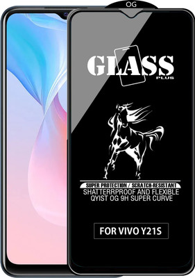 Qyist Edge To Edge Tempered Glass for VIVO Y21S(Pack of 1)