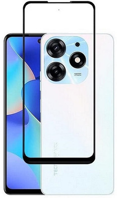 FwellT Edge To Edge Tempered Glass for Tecno Spark 10 Pro Moon Explorer Edition(Pack of 1)