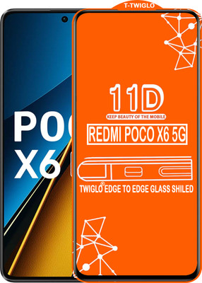 Flipkart SmartBuy Edge To Edge Tempered Glass for REDMI POCO X6 5G(Pack of 1)