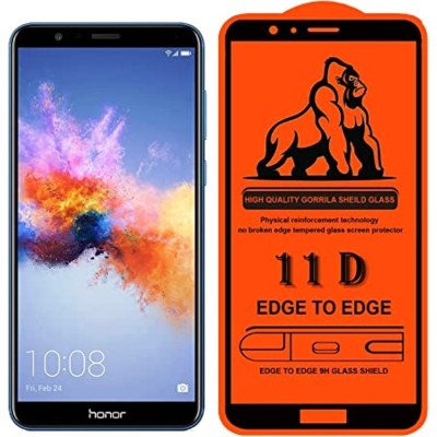 9H Edge To Edge Tempered Glass for HONOR 7X (11D Full Glue Tempered Glass)(Pack of 1)