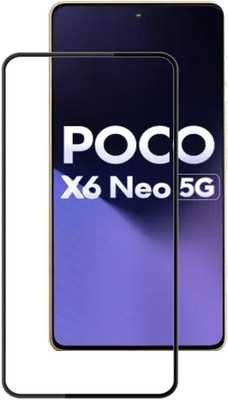 NSTAR Edge To Edge Tempered Glass for POCO X6 Neo 5G(Pack of 1)