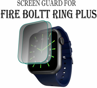 YCHROZE Edge To Edge Tempered Glass for Fire-Boltt Ring Plus 1.91(Pack of 2)