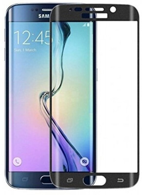 milestone mobile accessories Edge To Edge Tempered Glass for Temepered Glass Full Glue Samsung Galaxy S6 edge Black(Pack of 1)