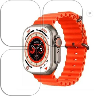 SOMTONE Edge To Edge Tempered Glass for T900 Ultra Big Smart Watch 2.09 inch SMARTWATCH SCREEN GUARD(Pack of 3)