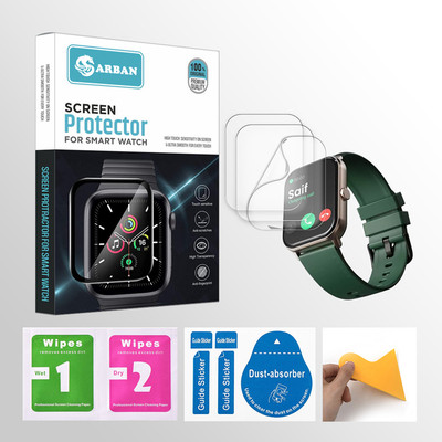 ARBAN Edge To Edge Tempered Glass for Boult Drift 1.69 inch Smartwatch 3 PROTECTOR + 3 WIPES + 3 DUST REMOVAL STICKER + 1 WIPER(Pack of 3) ARBAN Edge To Edge Tempered Glass for Boult Drift 1.69 inch Smartwatch 3 PROTECTOR + 3 WIPES + 3 DUST REMOVAL STICKER + 1 WIPER(Pack of 3)