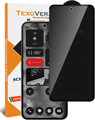 TEXOVERA Edge To Edge Tempered Glass for Nothing Phone 2(Pack of 1)