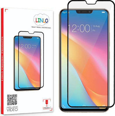 LINLO Edge To Edge Tempered Glass for Vivo Y81i/Y81/Y83 Pro/Y83(Pack of 1)
