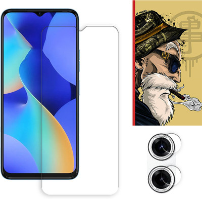 ARBAN Edge To Edge Tempered Glass for Tecno Spark 10 Pro 4G Tempered Glass Screen Protector | Anti-Scratch | Edge to Edge Full Coverage | 9H Hardness ( 1 FRONT SCREEN GUARD + 1 CAMERA LENS PROTECTOR + 1 FREE BACK EMBOSSED SKIN001 )(Pack of 1)