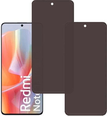 KARTRAY Edge To Edge Tempered Glass for Redmi Note 13 Pro 5G, Redmi Note 13 5G, privacy Glass(Pack of 2)