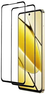 KMPERED Edge To Edge Tempered Glass for Realme 11, Realme 11x 5G(Pack of 2)