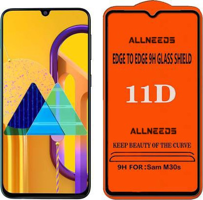 ALLNEEDS Edge To Edge Tempered Glass for Samsung M30s - Edge to Edge Tempered Glass(Pack of 1)