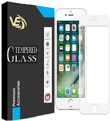 VILLA Edge To Edge Tempered Glass for Apple iPhone 8 Plus – 9H Hardness, Oleophobic Coating, Bubble-Free Screen Protector(Pack of 1)