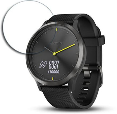 SOMTONE Edge To Edge Tempered Glass for Garmin Smart Watch Vivomove HR SMARTWATCH SCREEN GUARD(Pack of 1)
