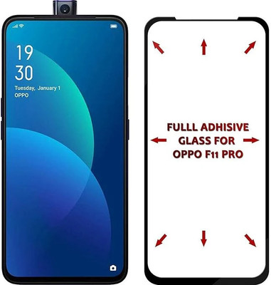 HESOFY Edge To Edge Tempered Glass for Oppo F11 Pro(Pack of 1)