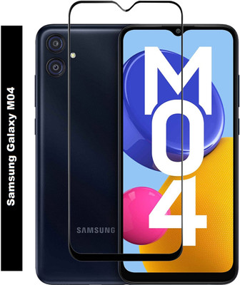 AKSHUD Edge To Edge Tempered Glass for Samsung Galaxy M04, Samsung M04, Samsung Galaxy A04s, Samsung A04s, SAMSUNG Galaxy A04, SAMSUNG A04, SAMSUNG Galaxy A04s, SAMSUNG A04s, SAMSUNG Galaxy A04e, SAMSUNG A04e(Pack of 1)
