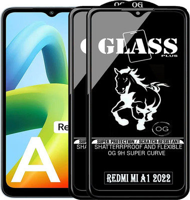 Rofix star Edge To Edge Tempered Glass for REDMI MI A1 2022(Pack of 2)