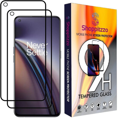 Shoppitzzo Edge To Edge Tempered Glass for OnePlus Nord CE 2 5G,OPPO Reno 8,Reno 7/*NeoShield*Tempered Glass/Full Screen Coverage-Edge to Edge/9H(Pack of 2)