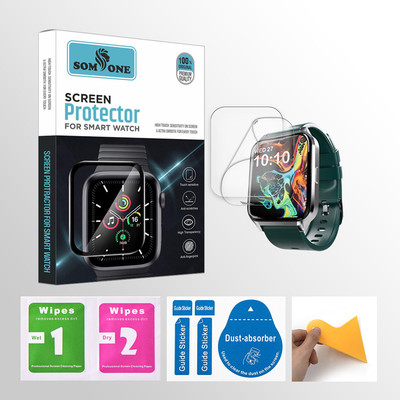 SOMTONE Edge To Edge Tempered Glass for Fire-Boltt Tornado Bluetooth Calling Smartwatch 2 PROTECTOR + 2 WIPES + 2 DUST REMOVAL STICKER + 1 WIPER(Pack of 2) SOMTONE Edge To Edge Tempered Glass for Fire-Boltt Tornado Bluetooth Calling Smartwatch 2 PROTECTOR + 2 WIPES + 2 DUST REMOVAL STICKER + 1 WIPER(Pack of 2)