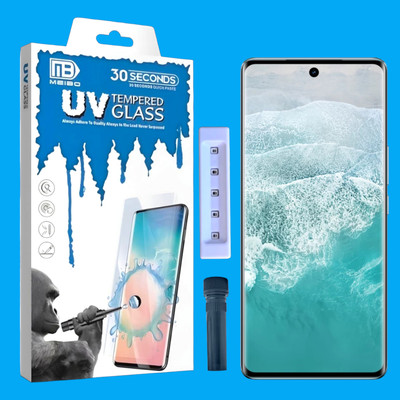 KadWaniya Edge To Edge Tempered Glass for Vivo V30E 5G, Vivo V30 5G, Vivo V30 Pro 5G, Meibo Series 3D Curved (30 Seconds Quick Paste) High Quality UV Liquide Glue Glass with Easy Installation Kit-296(Pack of 1)