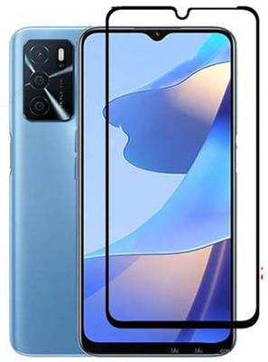 Vvr Edge To Edge Tempered Glass for Oppo A16(Pack of 1)