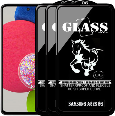 PFOAM Edge To Edge Tempered Glass for SAMSUNG GALAXY A52S 5G(Pack of 3)