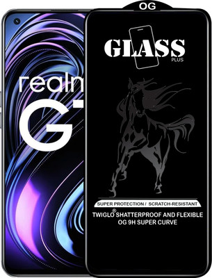 TWIGLO Edge To Edge Tempered Glass for REALME GT 5G(Pack of 1)