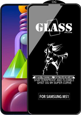 Qyist Edge To Edge Tempered Glass for SAMSUNG GALAXY M51(Pack of 1)