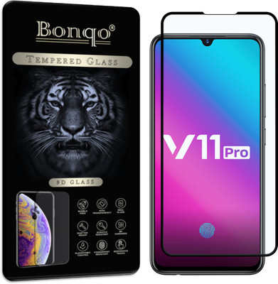 Bonqo Edge To Edge Tempered Glass for Vivo V11 Pro(Pack of 1)