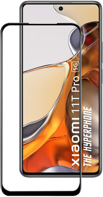 VAlight Edge To Edge Tempered Glass for Xiaomi 11T Pro 5G, Mi 11T Pro 5G, Xiaomi 11T Pro, Xiaomi Mi 11T Pro, Premium Tempered glass with Self Installation Guide - Wet & Dry wipes,(Pack of 1)