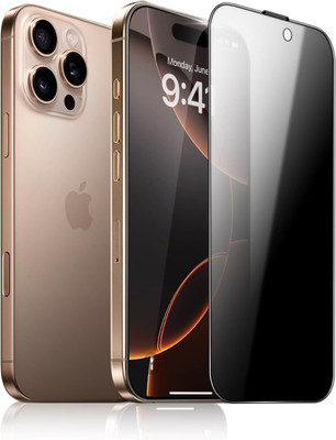 ShieldsnBeyond Edge To Edge Tempered Glass for iPhone 16 Pro Max(Pack of 1)