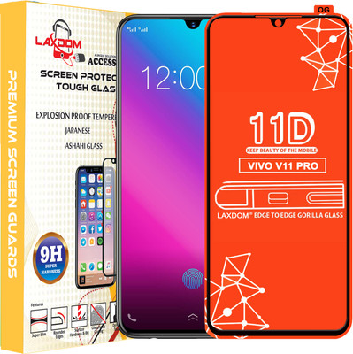 Laxdom Edge To Edge Tempered Glass for Vivo V11 Pro(Pack of 1)