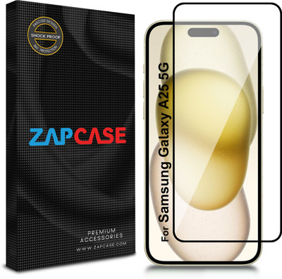 Zapcase Edge To Edge Tempered Glass for Samsung Galaxy A25 5G(Pack of 1)