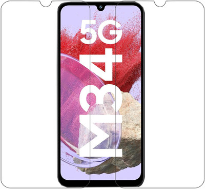 AARERED Edge To Edge Tempered Glass for Samsung Galaxy M34 5G, Samsung M34 5G(Pack of 2)