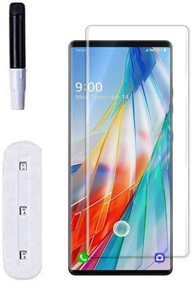 Mersal Edge To Edge Tempered Glass for LG Wing(Pack of 1)