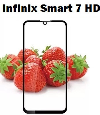 ASVALBUY Edge To Edge Tempered Glass for Infinix Smart 7 HD(Pack of 1)