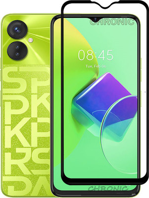 Chronic Edge To Edge Tempered Glass for Tecno Spark 9 Pro(Pack of 1)