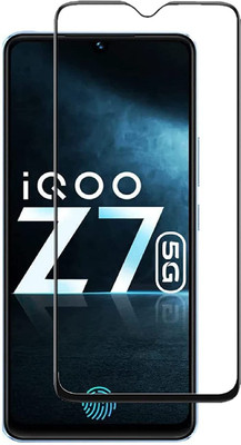 9H Edge To Edge Tempered Glass for iQOO Z7s 5G-Screen Protector and Installation Kit(Pack of 1)