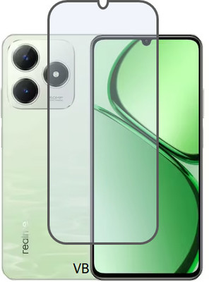 VISHRN CASES Edge To Edge Tempered Glass for Realme C63 5G, Realme C63(Pack of 1)